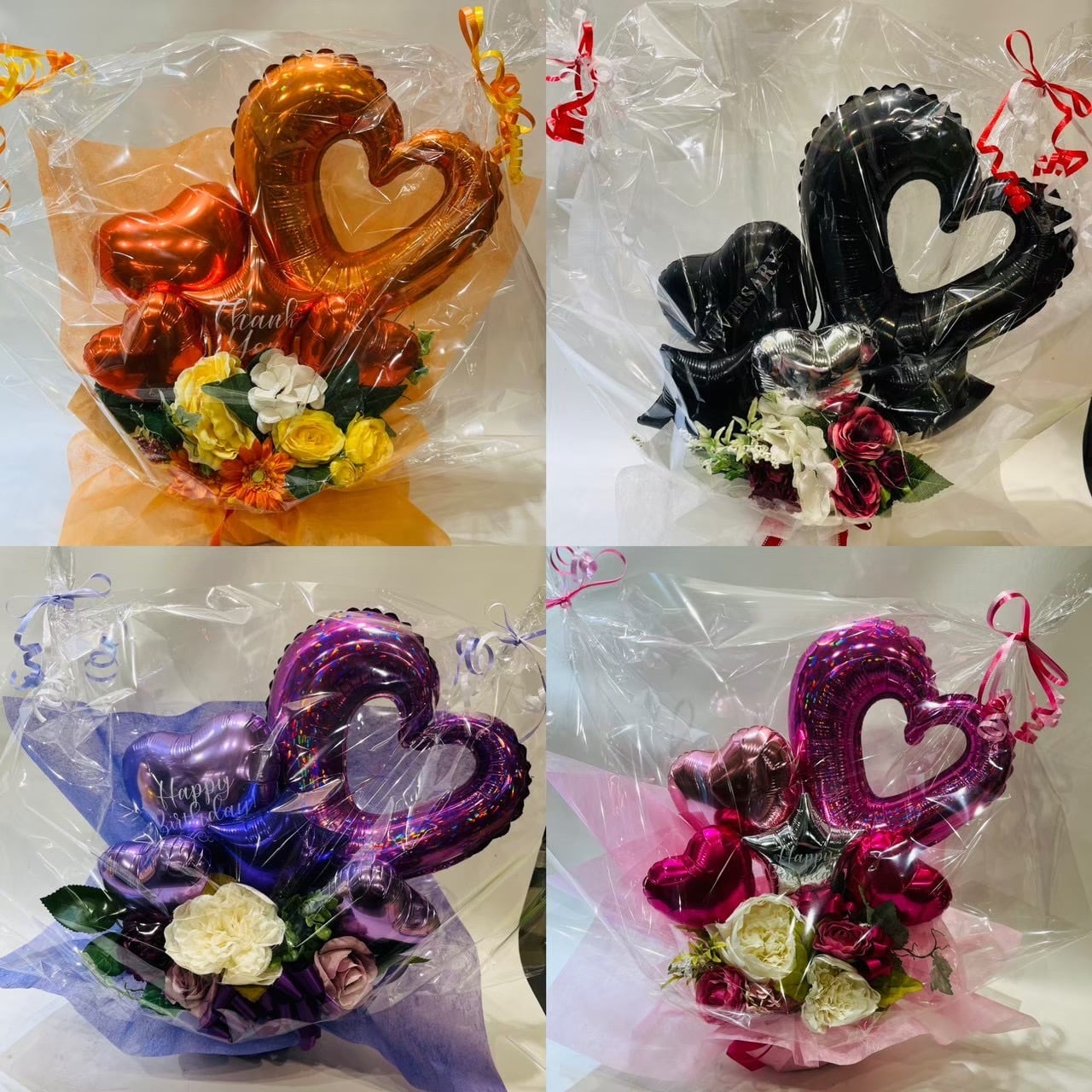 送料無料】バルーンアレンジメントS 造花 誕生日 お祝い インテリア