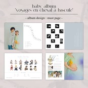 baby album "voyages en cheval à bascule"