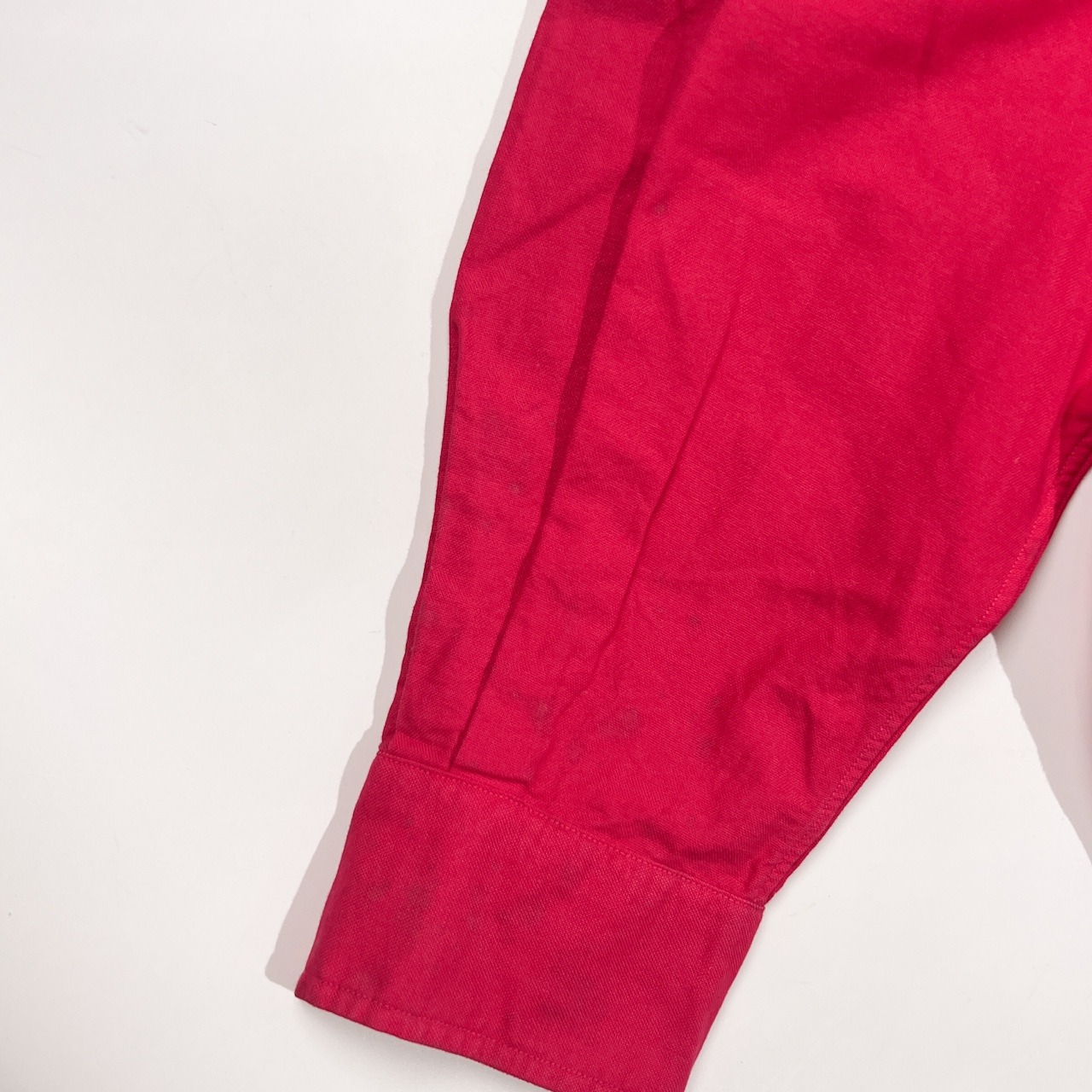 90s RALPH LAUREN GOLF ラルフローレン TILDEN オックスフォード BD ボタンダウン 長袖シャツ L/ビビッドピンク系 メンズ ビンテージ ナイガイ