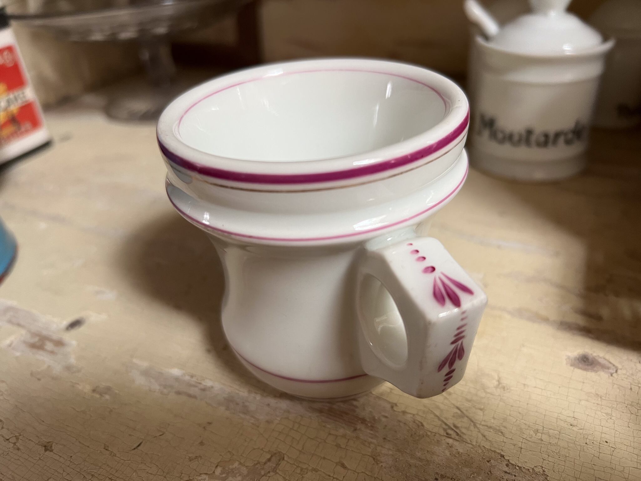 ナポレオン三世時代の ブリュロ カップ フレンチアンティーク ブロカント