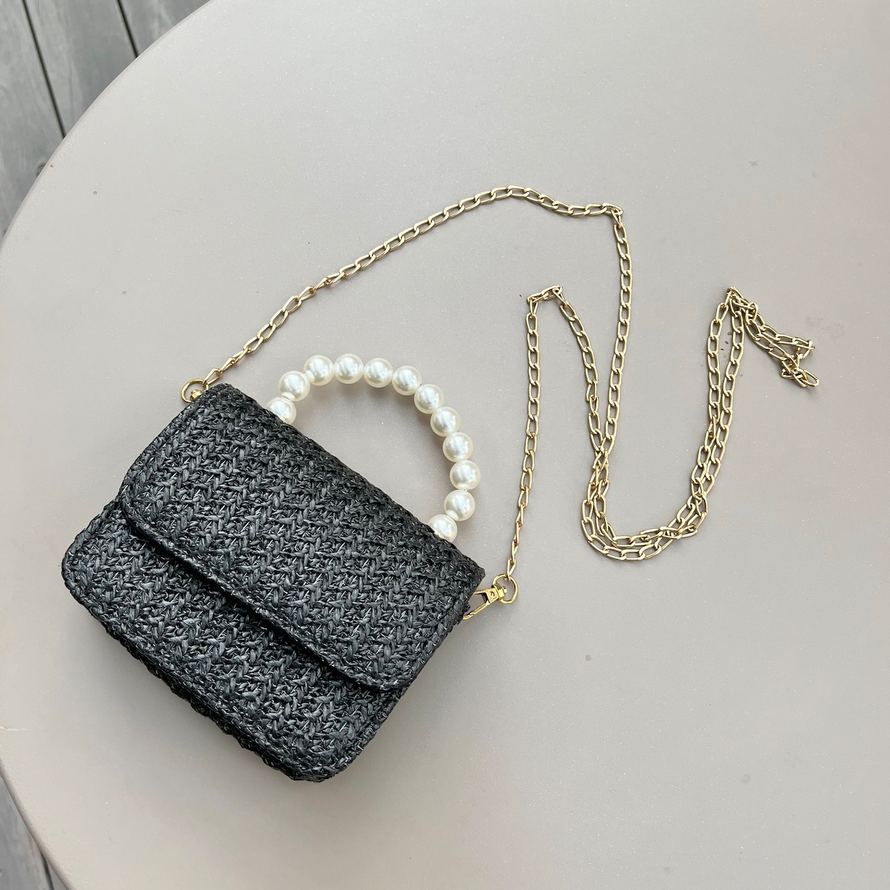 パールハンドルミニバッグ[TK2042]