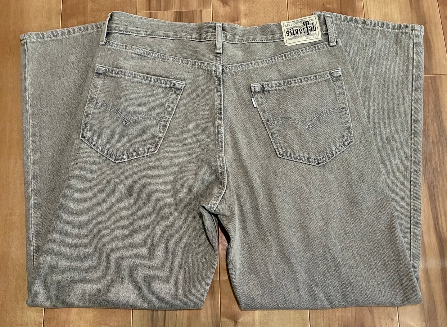 LEVI'S リーバイス SILVERTAB シルバータブ ルーズ W34×L32 グレー