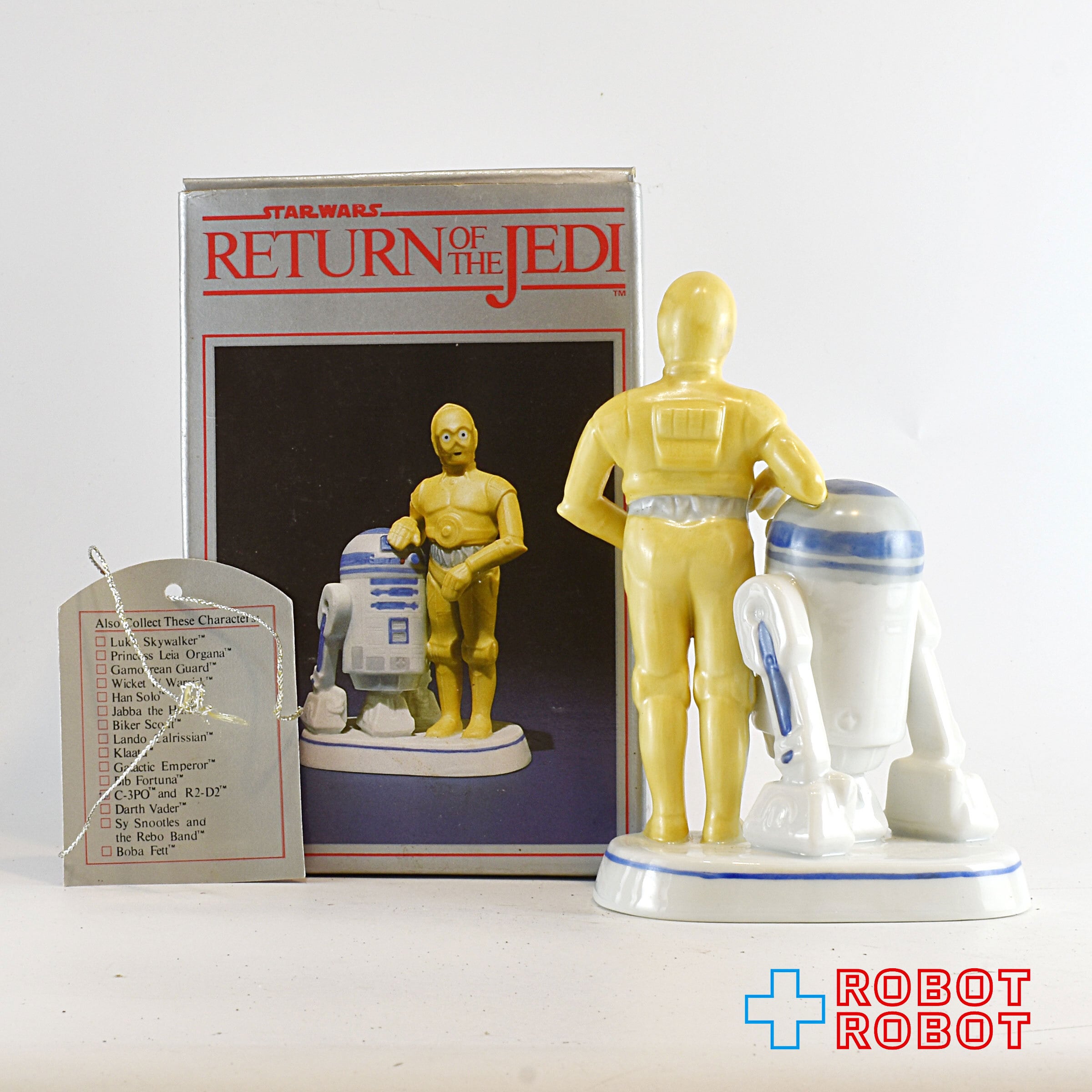 シグマ社 スター・ウォーズ C-3PO & R2-D2 陶器フィギュア 箱付
