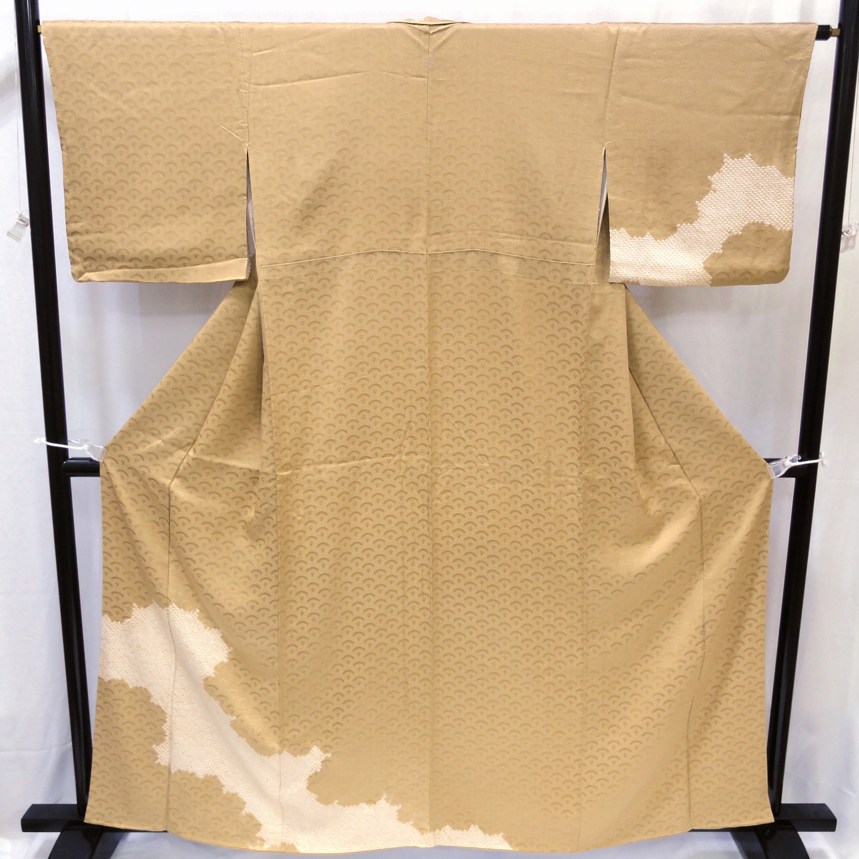 着物・付け下げ・青海波・絞り・一つ紋・正絹・No.200701-0054 