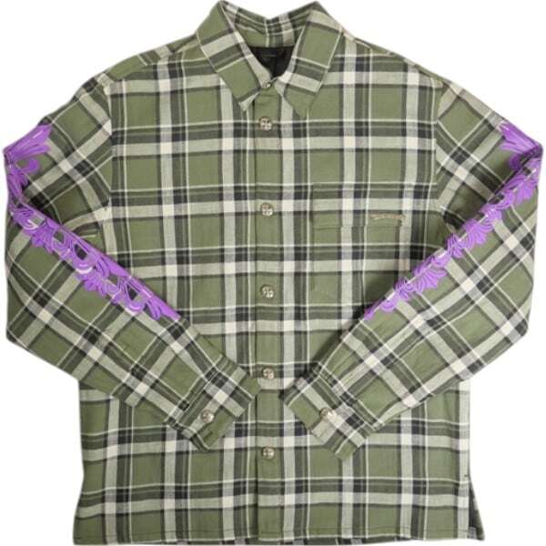 CHROME HEARTS クロムハーツ WORK’N SHIRT JNKYRS PLD OLIVE シャツジャケット オリーブ