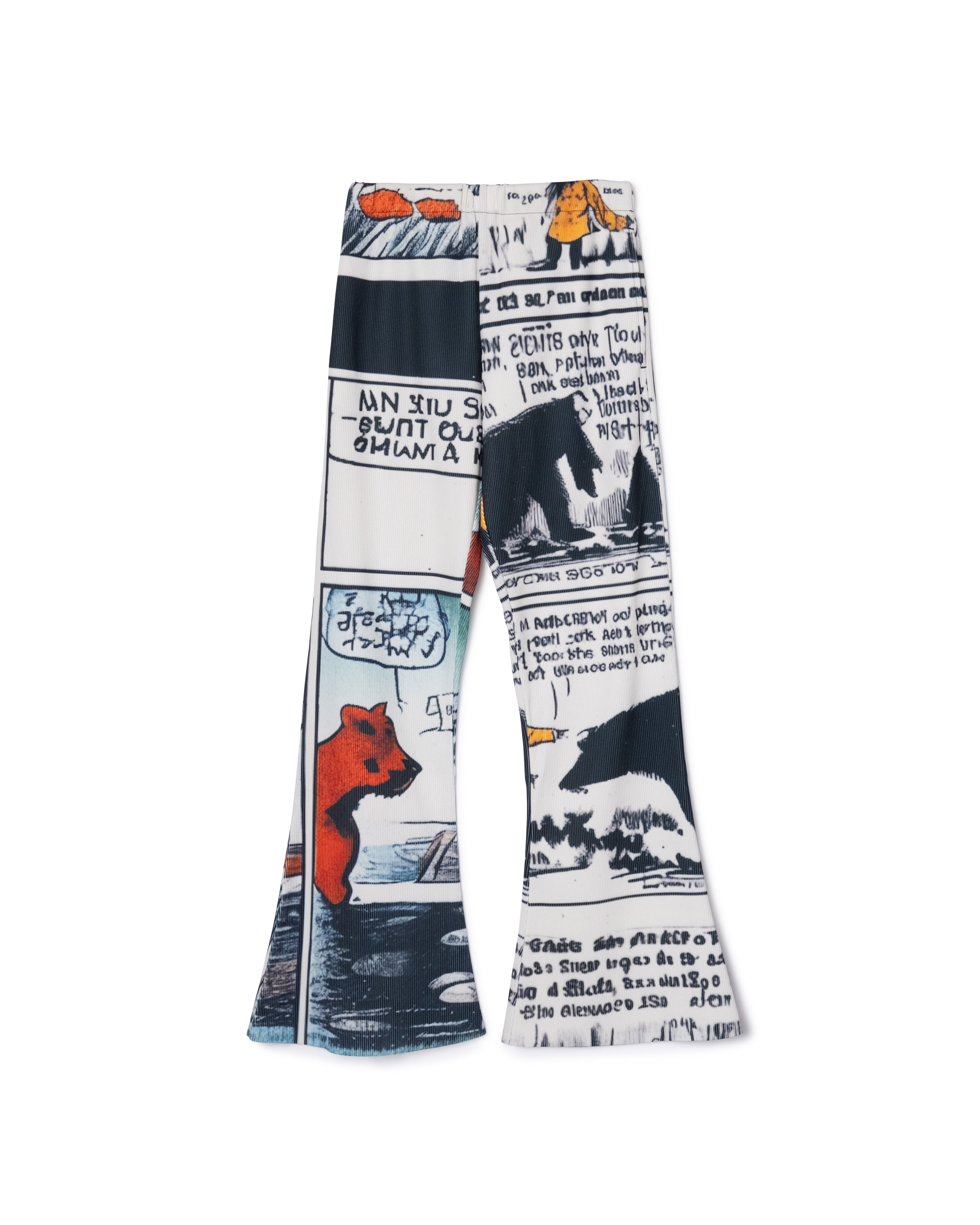 NON TOKYO ノントーキョー】 / PRINT RIB FLARE PANTS プリントリブ