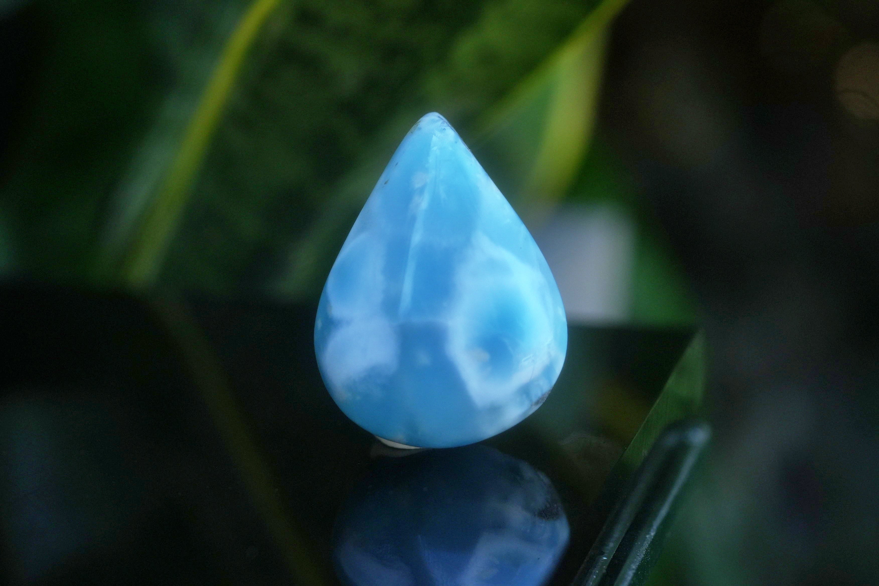 水玉 高品質☆ラリマー ルース s1247 | Funky garuda Stone