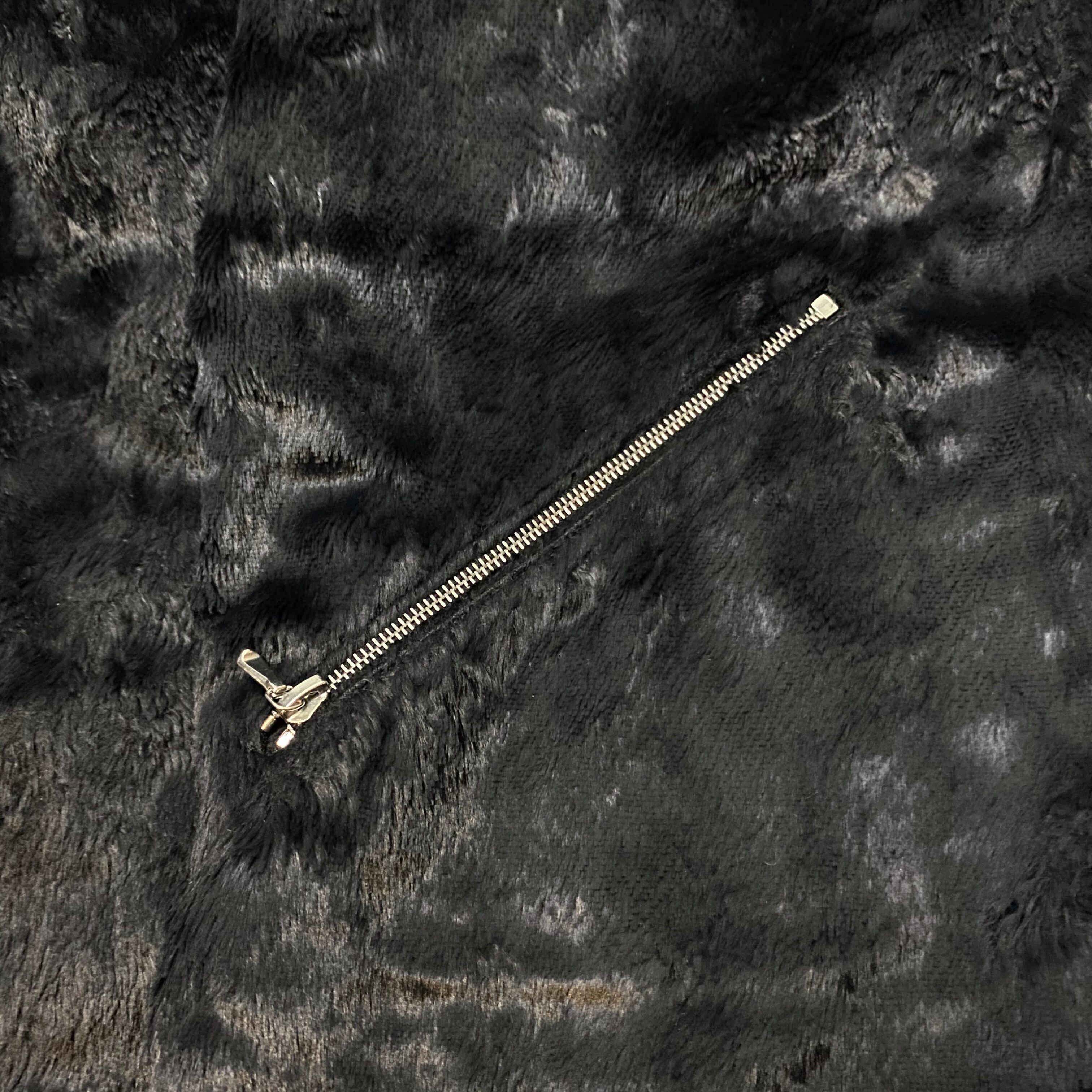 AGNES B. fake fur riders jacket | NOIR ONLINE