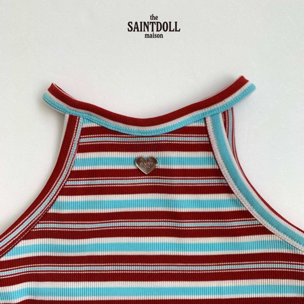 [SAINTDOLL] Hearthalter Sleeveless / [세인트돌] 하트홀터나시