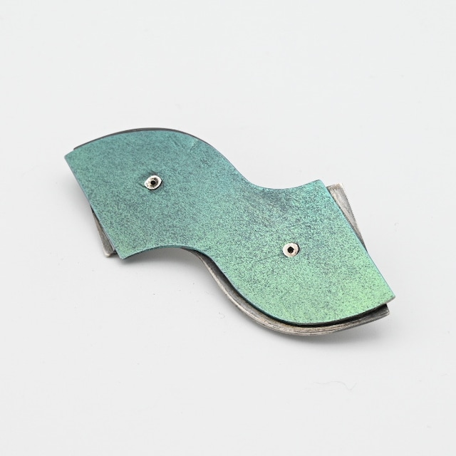 Modern Design Titanium Pin By Fernström Marie / Sweden