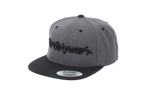 GINRHYMES / "ORIGINAL LOGO" SNAP BACK CAP /GRAY×BLACK GINRHYMES / "ORIGINAL LOGO" SNAP BACK CAP /GRAY×BLACK