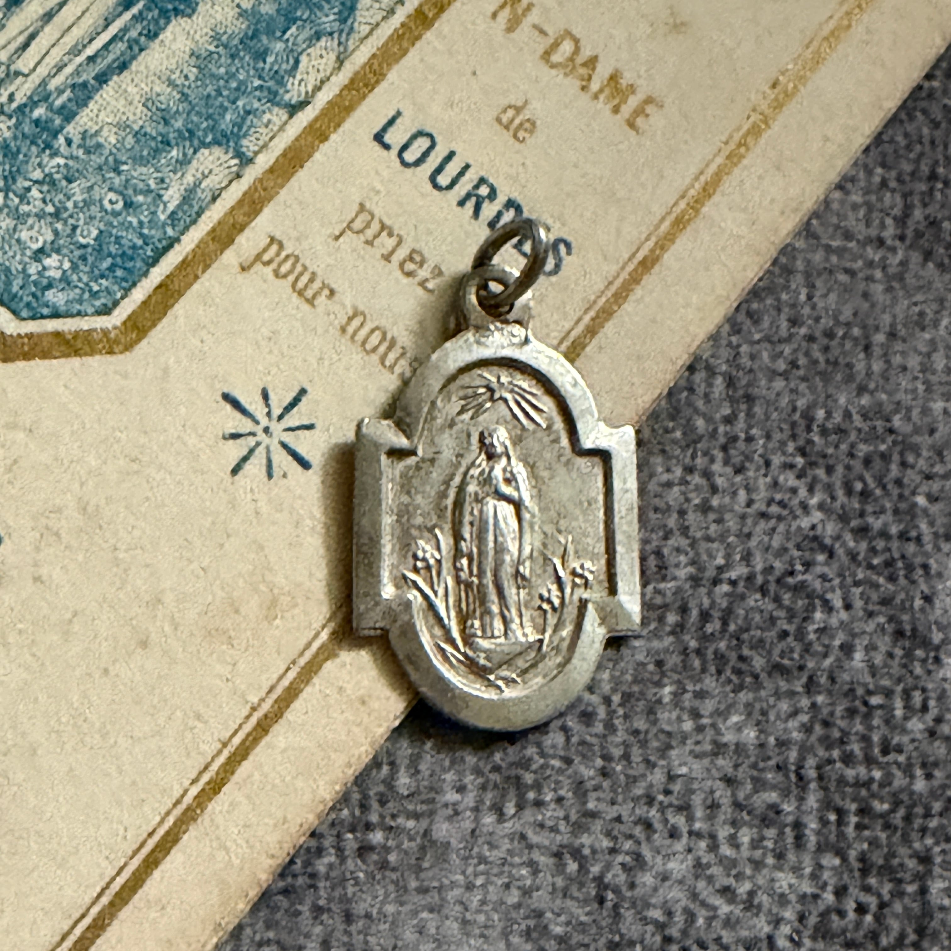 ルルドのマリア | Antique medaille Mary