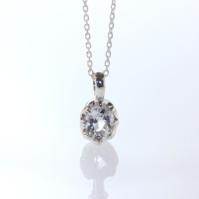 《国産宝石》Sv925 クォーツペンダント 0.93ct