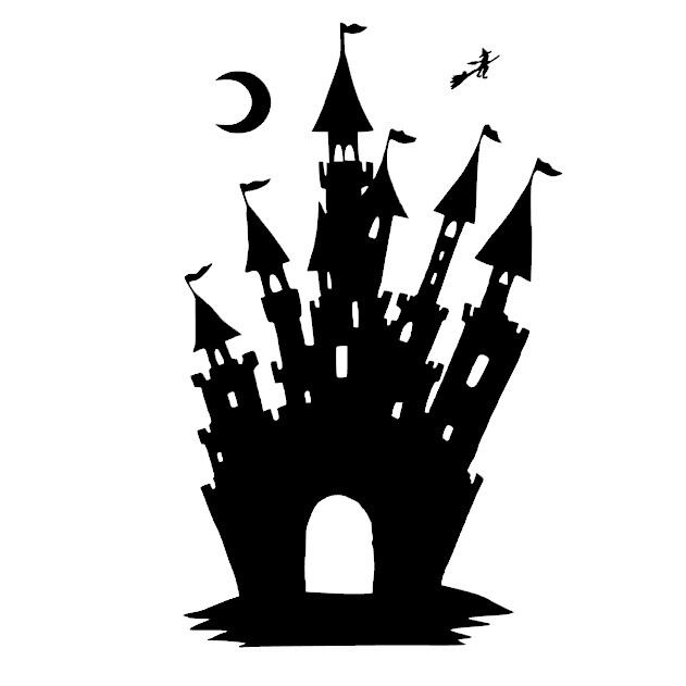 ハロウィン 装飾 城 お城 キャッスル ウォールステッカー 【日本語説明書付】 【iBy アイバイ】