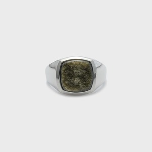 gold obsidian ring【受注品】