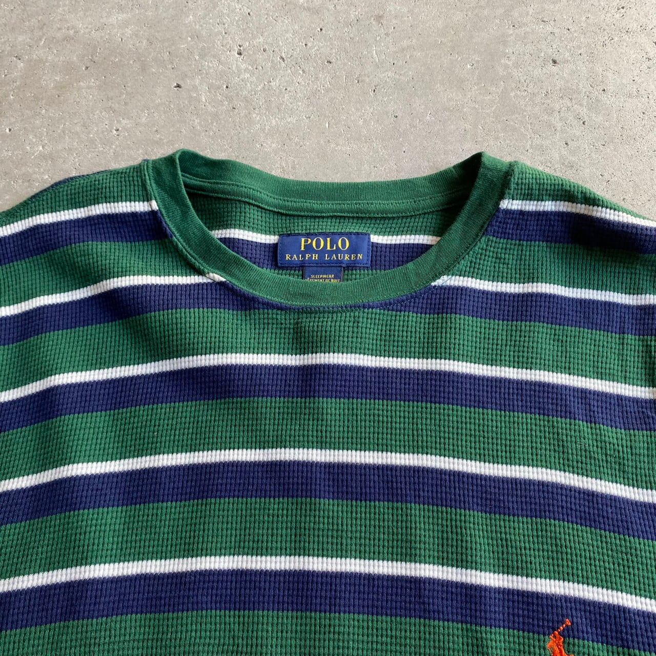 DEAD STOCK" POLO RALPH LAUREN ラルフローレン マルチボーダー柄 ワン