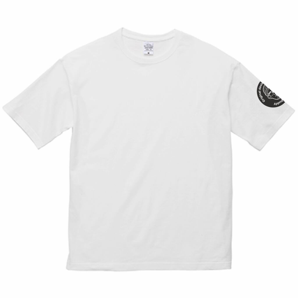 ビッグシルエットTシャツ（ロゴ）ホワイト