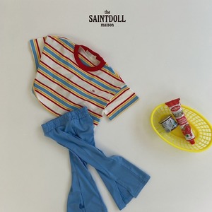 [SAINTDOLL] Saekdong Crop Top / [세인트돌] 색동크롭티