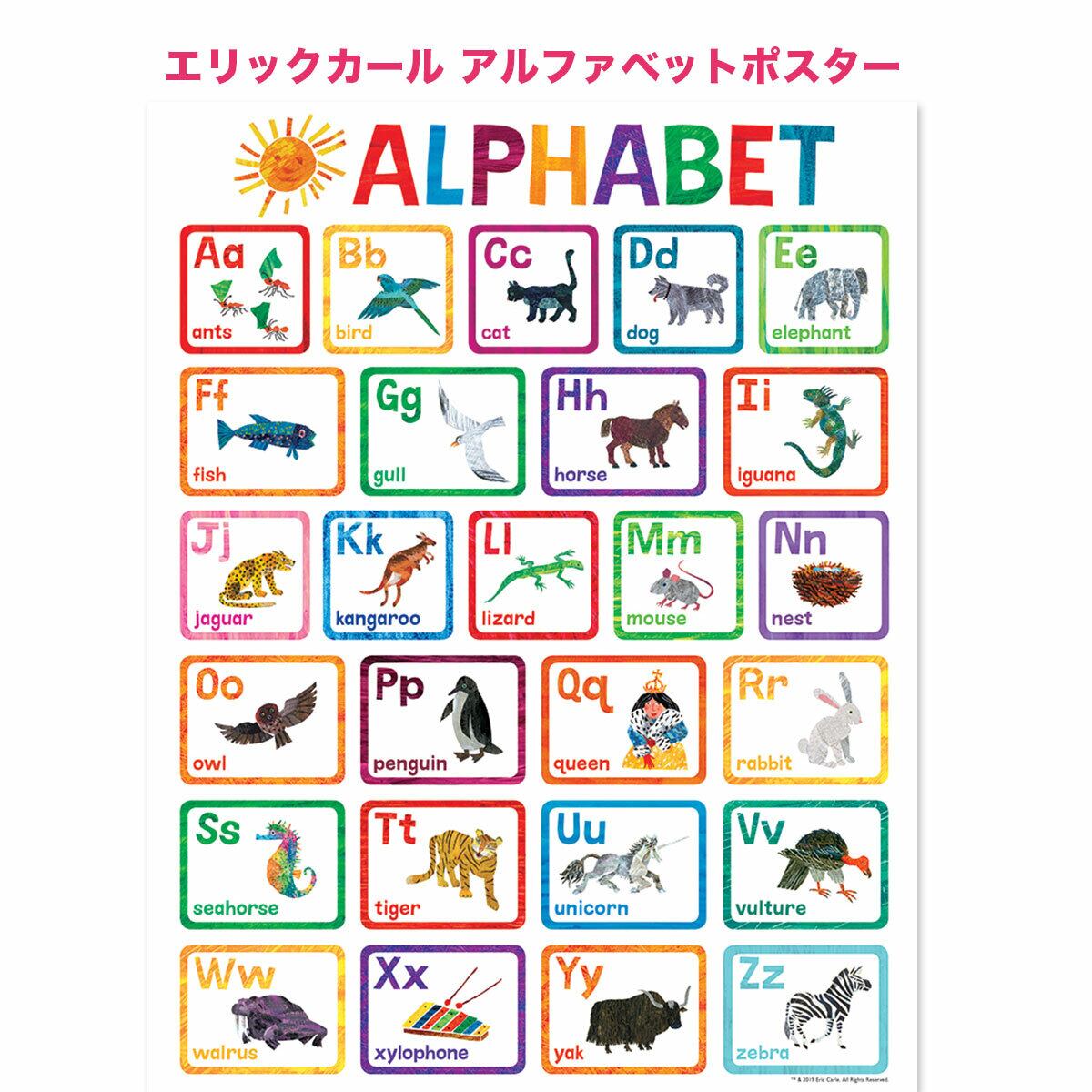 エリック・カール アルファベットポスター