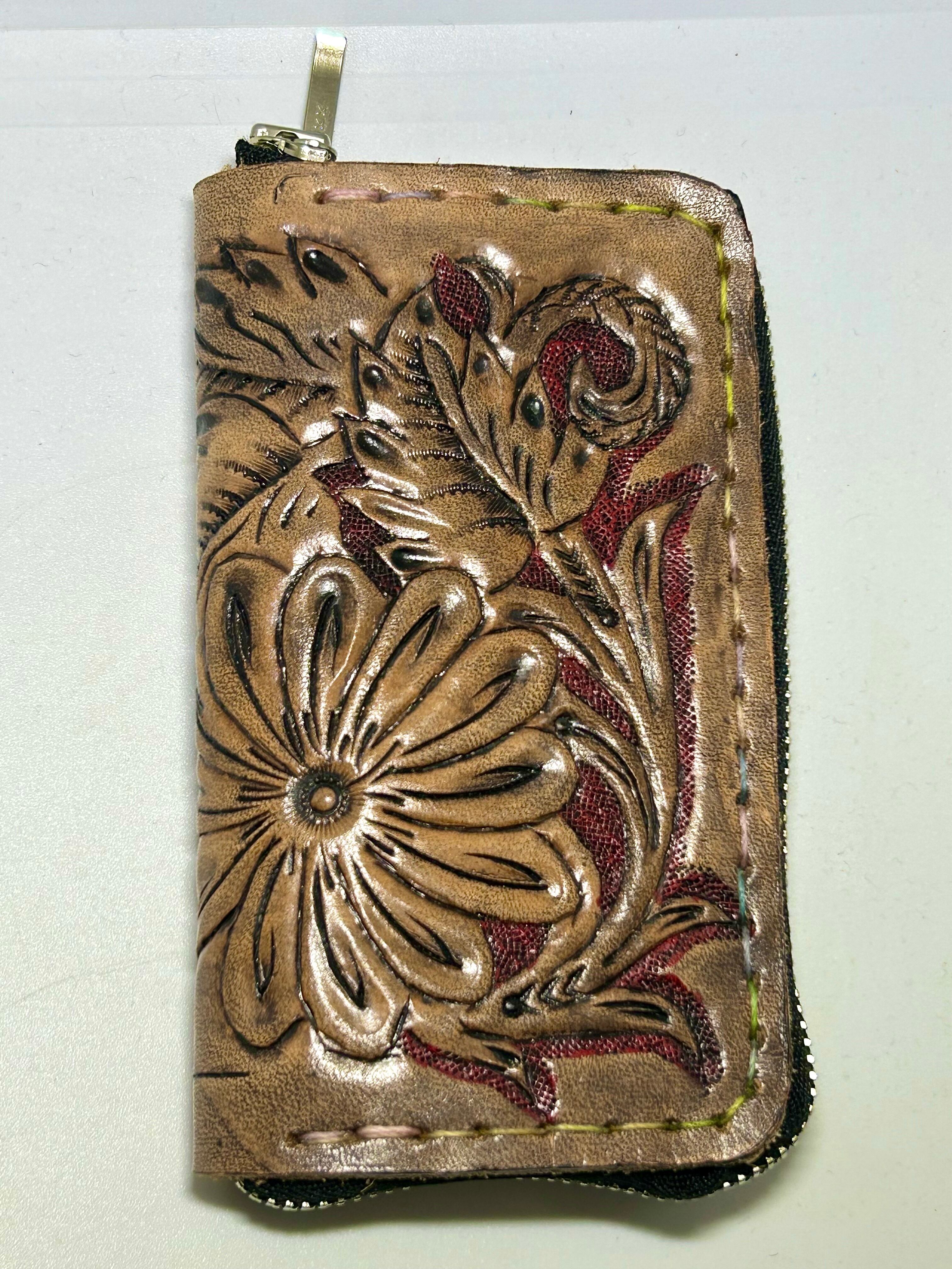 MARIKURI様オーダー レザーカービング キーケース MARIKURI様オーダー