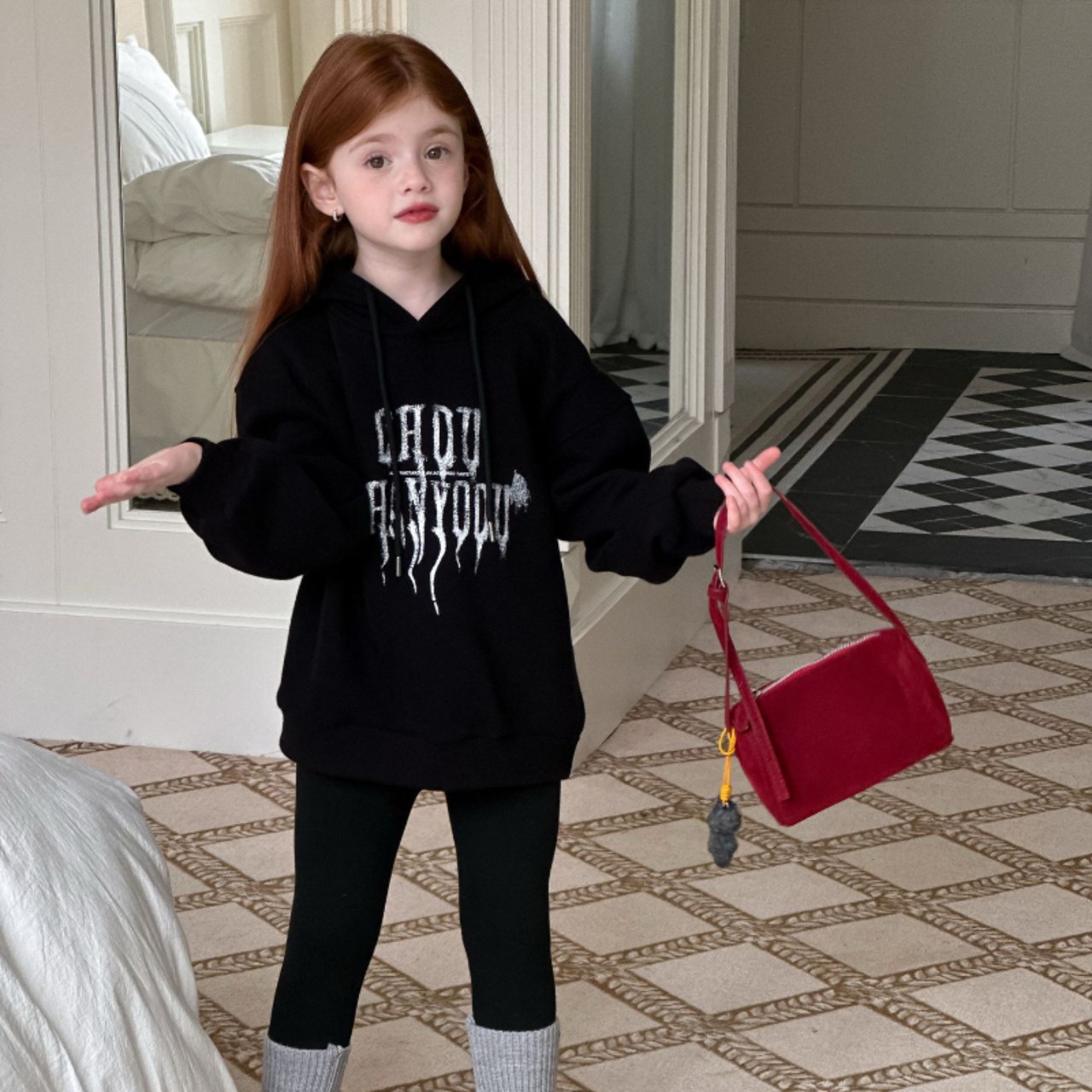 冬小悪魔パーカー厚手