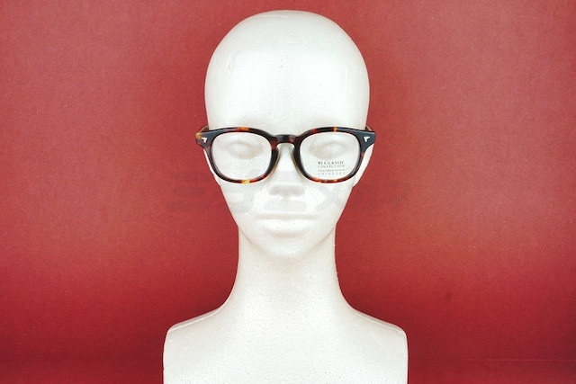 BJ CLASSIC メガネ SHINBARI SH-P565 C-2 ウェリントン セルロイド クラシカル ヴィンテージ 芯張り BJクラシック 鯖江 日本製 正規品-5枚目