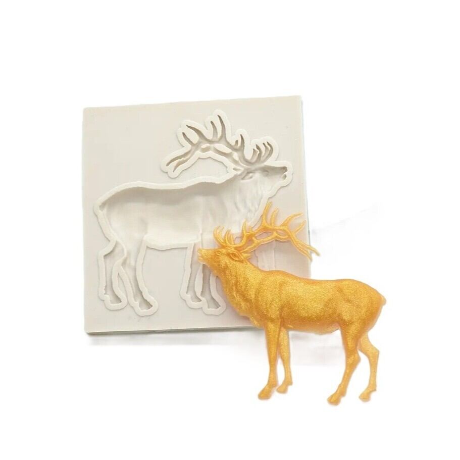 トナカイe シリコンモールド | シリコンモールド・クレイクラフト