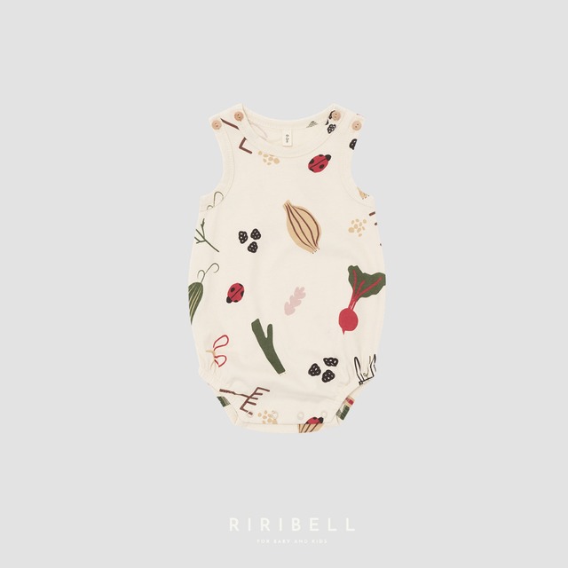 送料無料【organic zoo】Grow & Gather Sleeveless Bodysuit