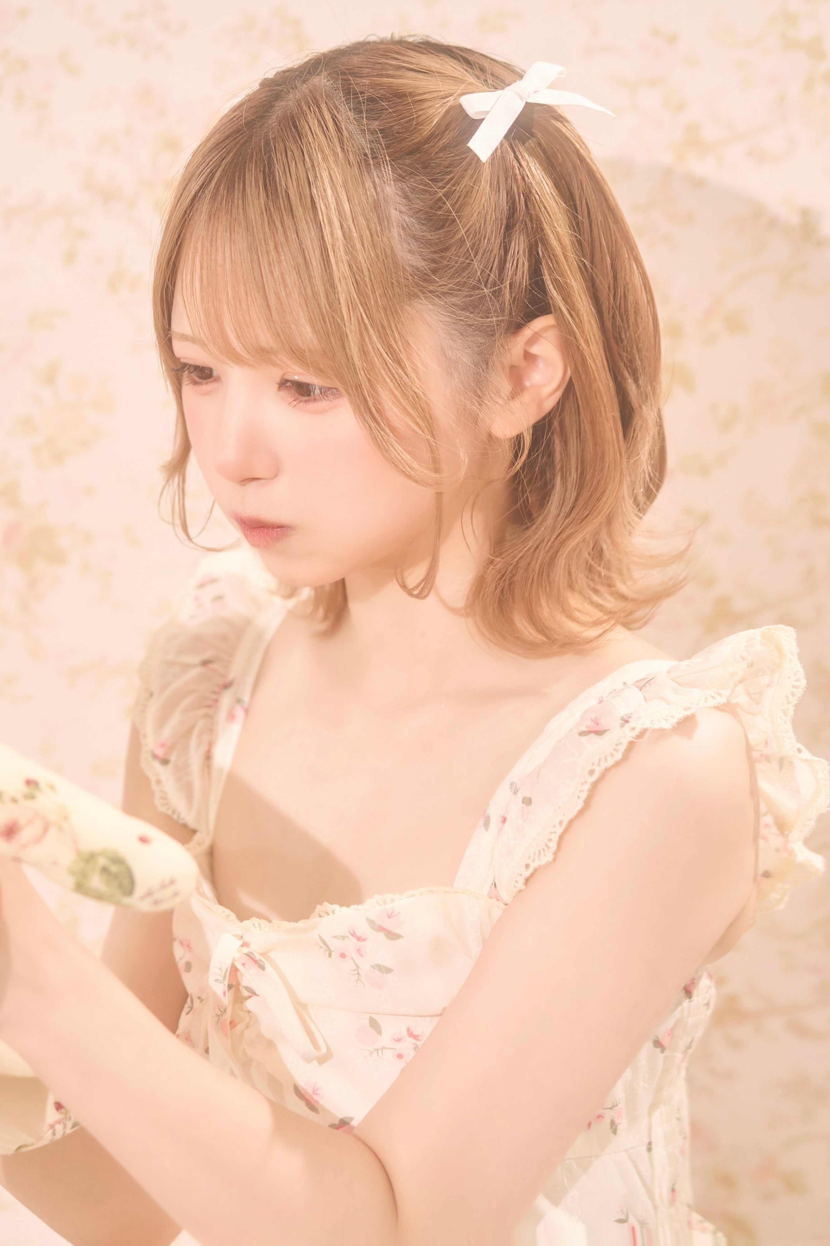 tiny flower frill cami