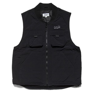 HAIGHT  ヘイト　NYLON PADDED VEST　　BLACK