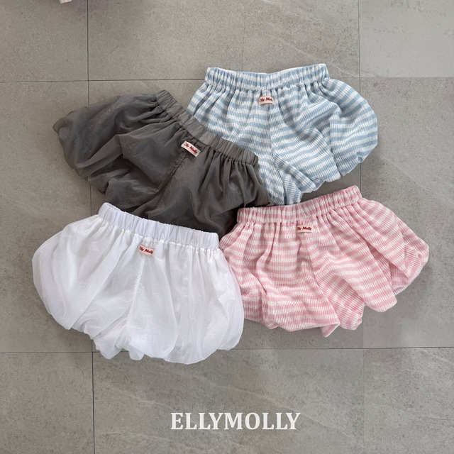 【取寄】elly molly｜berry pom bloomer｜ベリーポンブルマ｜5-15｜kids&jr｜26 summer