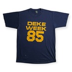 80s "JERZEES” DEKE WEEK 85 Navy t-shirts/ "ジャージーズ” ネイビーカラー 袖裾シングル Tシャツ