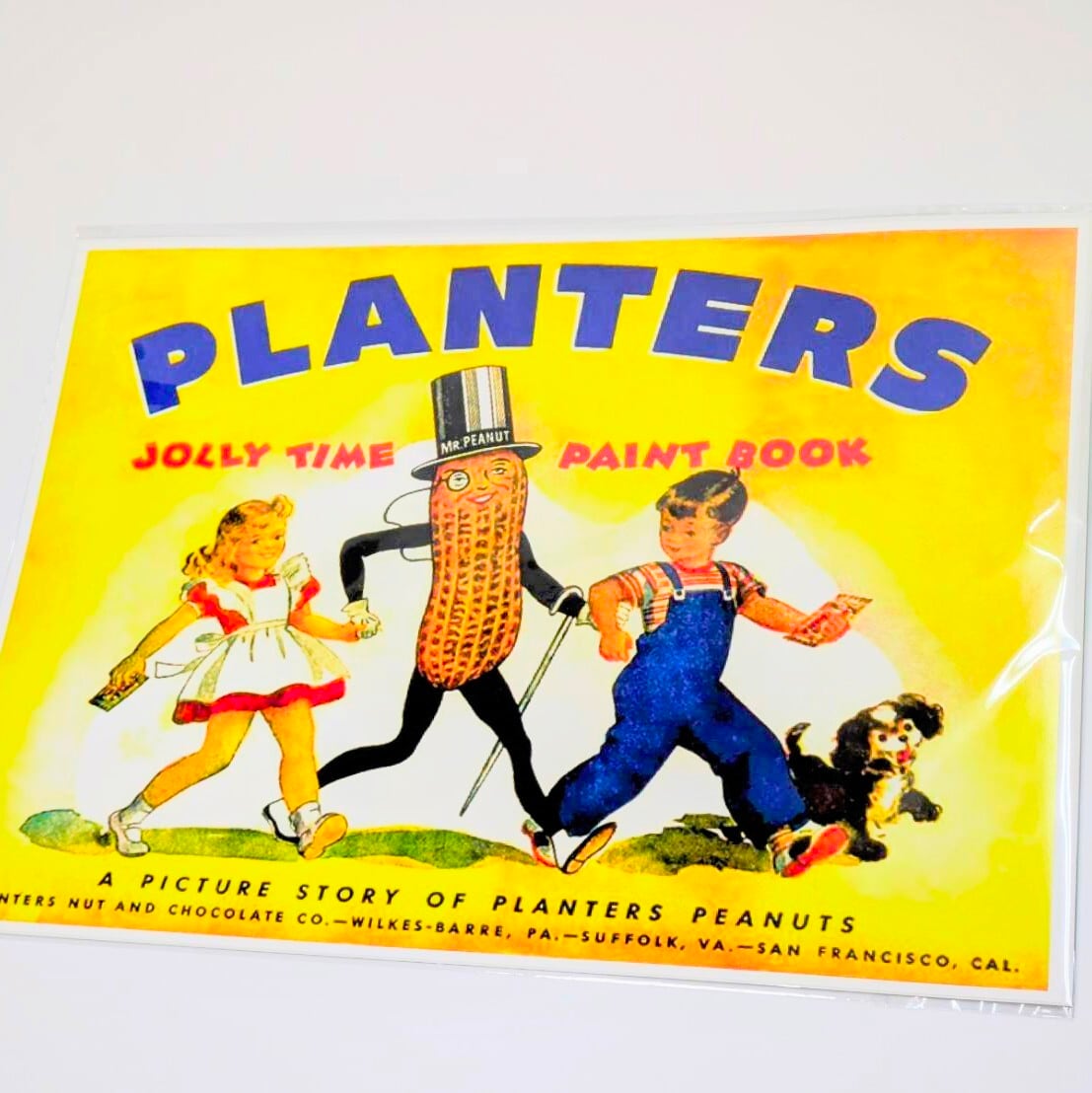 ☆ ちょうどいいB4ポスター CP371【ミスターピーナッツ (Mr. Peanut)】 ( PLANTERS ) 〚アメリカン雑貨 アメトイ〛