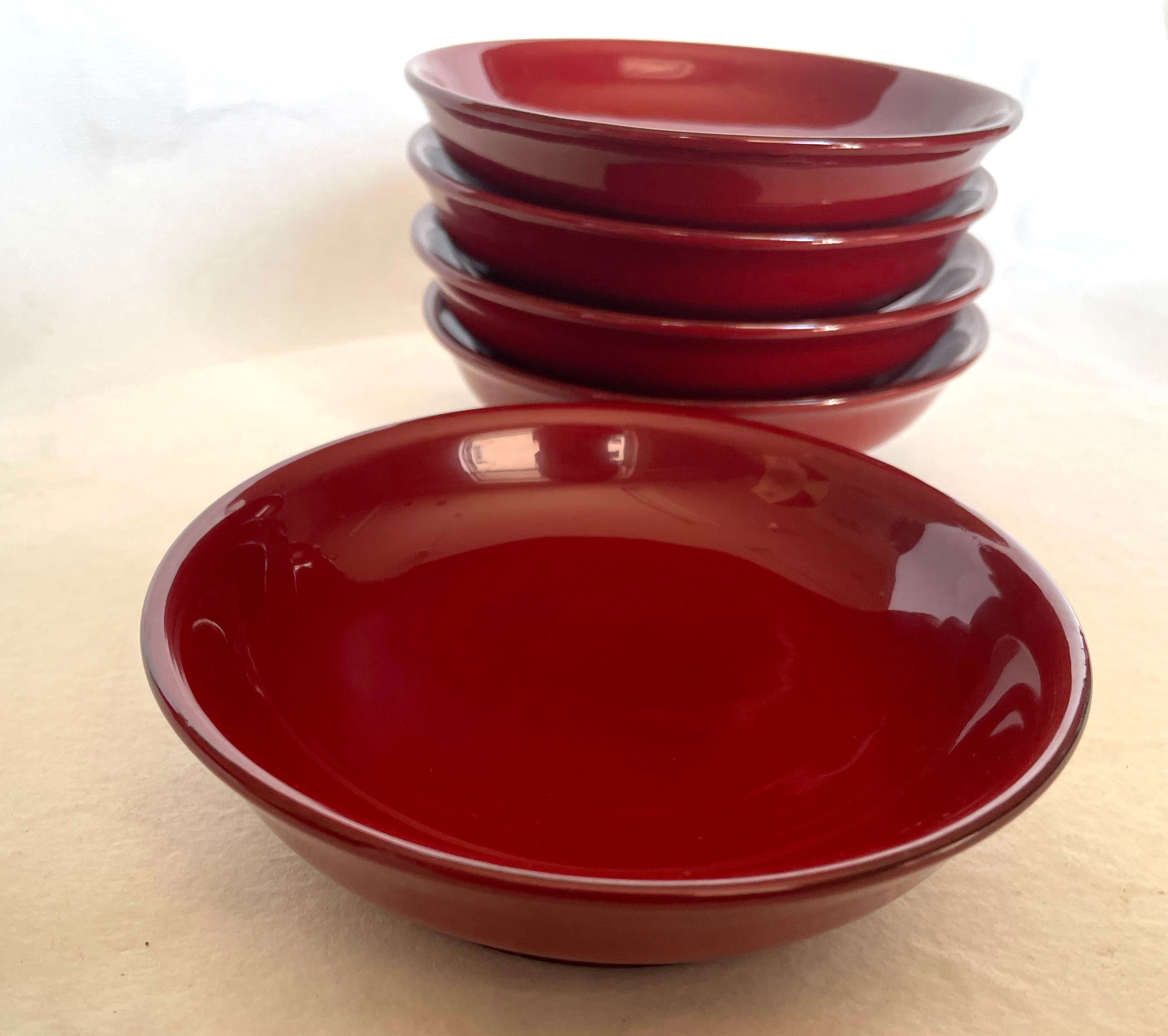 銘々皿 漆塗 朱内白塗り木皿 5枚 取皿 4寸 13ｃｍ 木製 漆器 銘々皿 漆塗 松摺漆 5枚 取皿 5寸 15cm 木製 讃岐漆器 | tokuraya