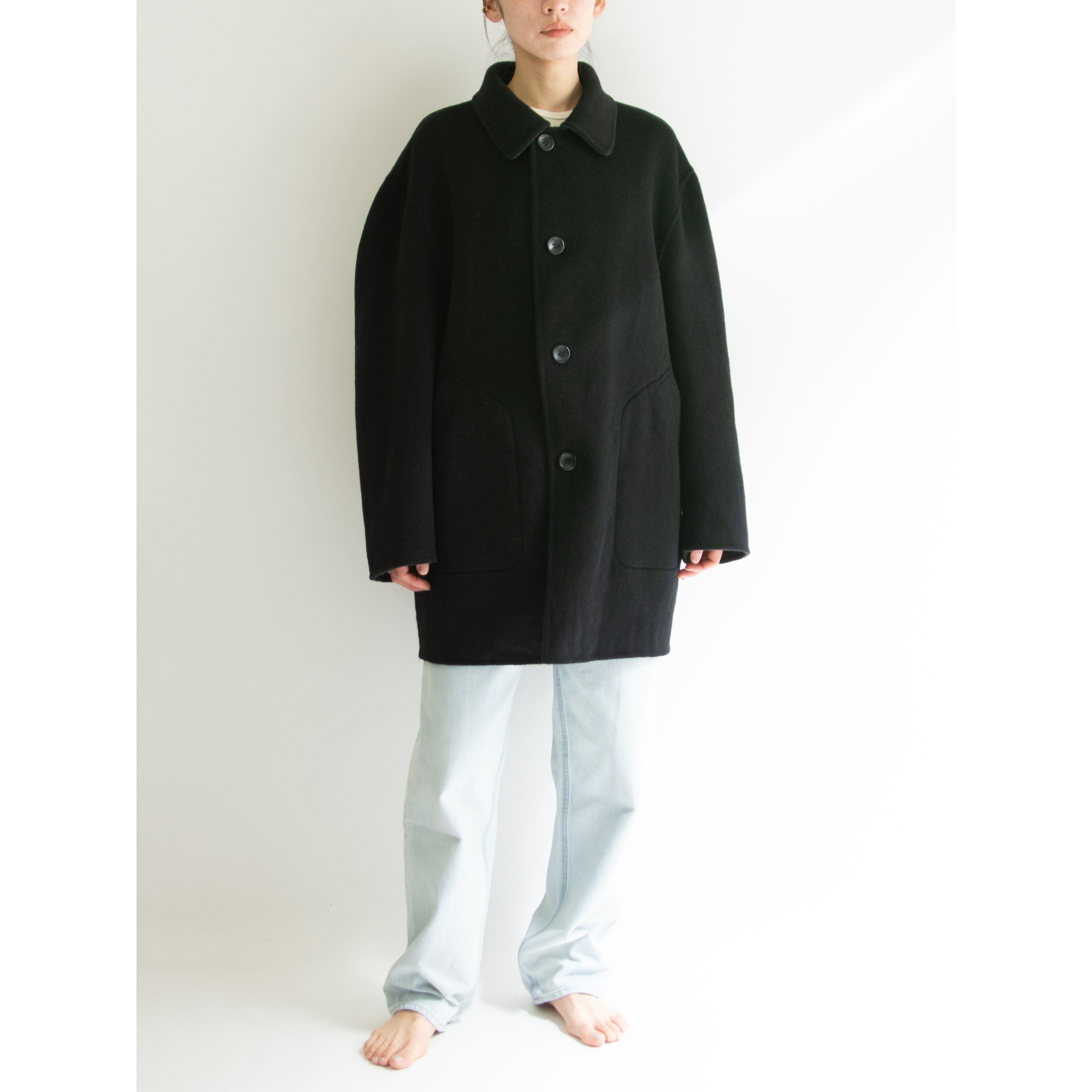 【DESCA.GGERI】Made in Italy 100% Cashmere Reversible Coat（イタリア製 リバーシブルカシミヤコート）