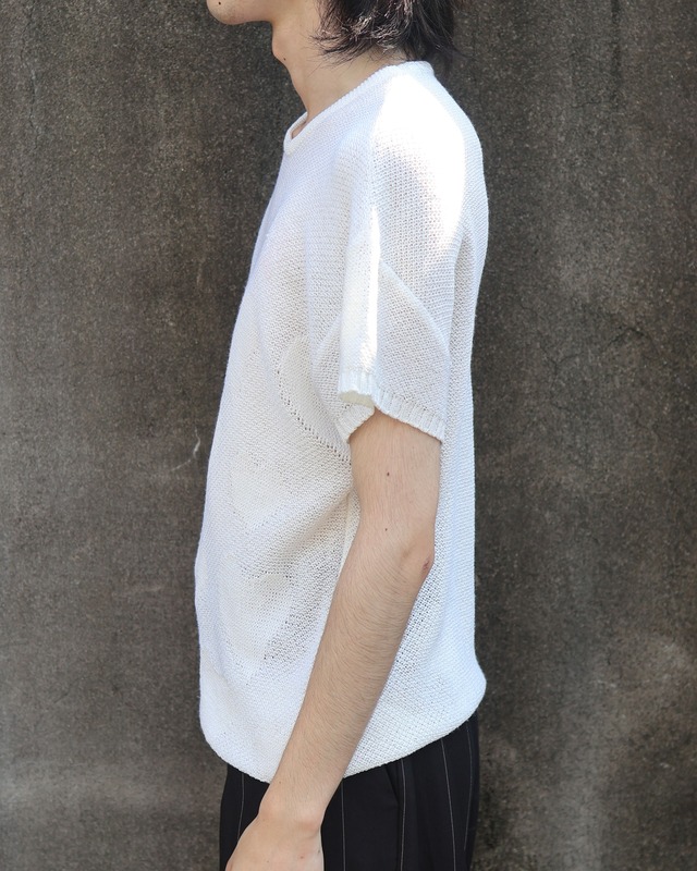 heart design lib knit t-shirt
