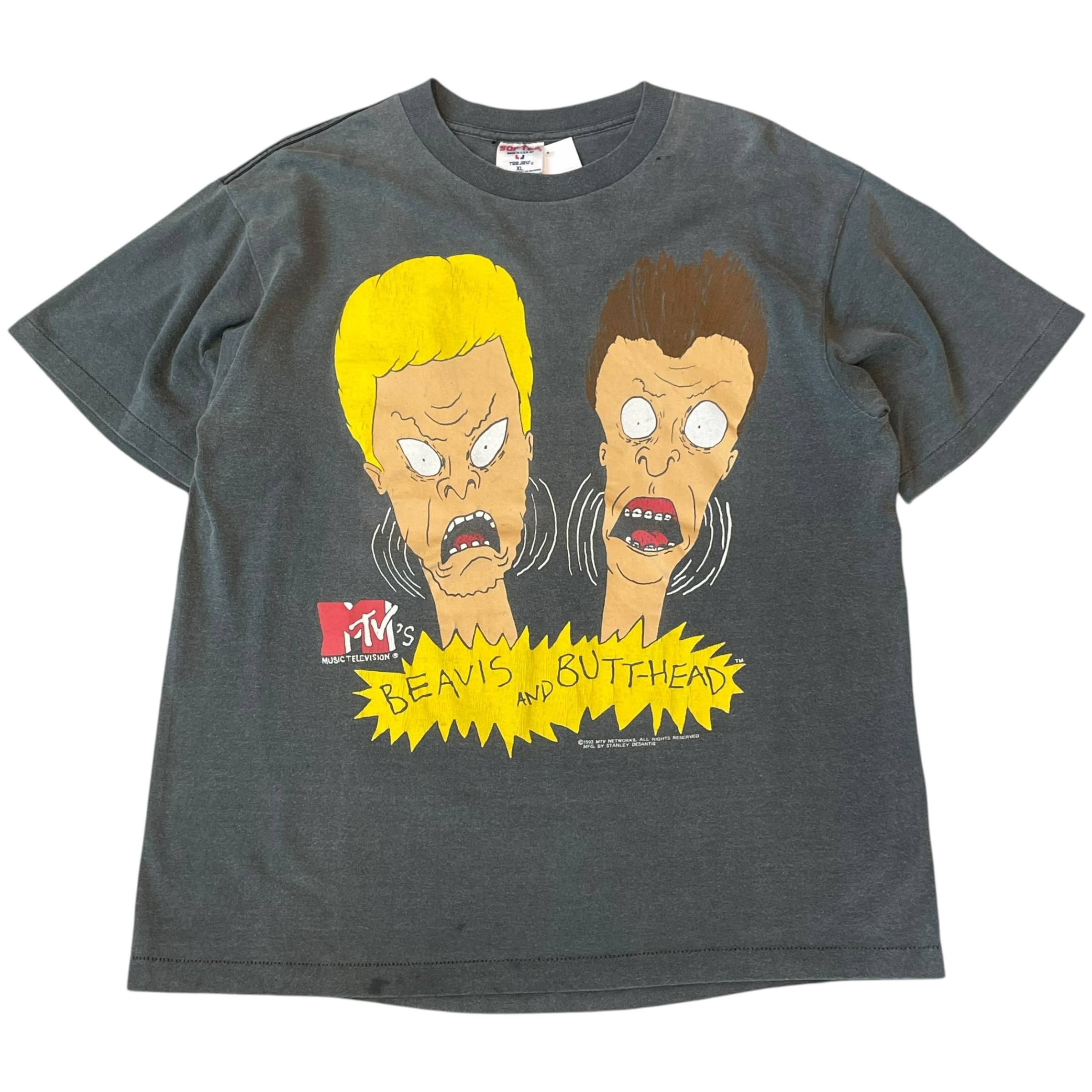 1993s BEAVIS AND BUTT-HEAD "Good fade" T-shirt