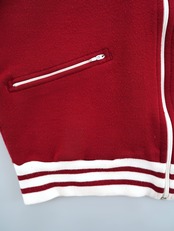 stripe knit jacket