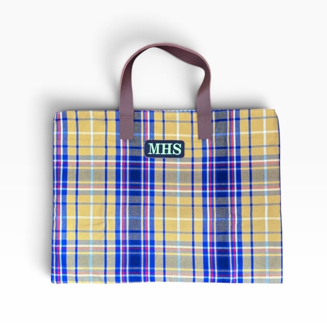播州織　biscuit tote bag