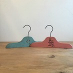 children wood vintage hanger 2set