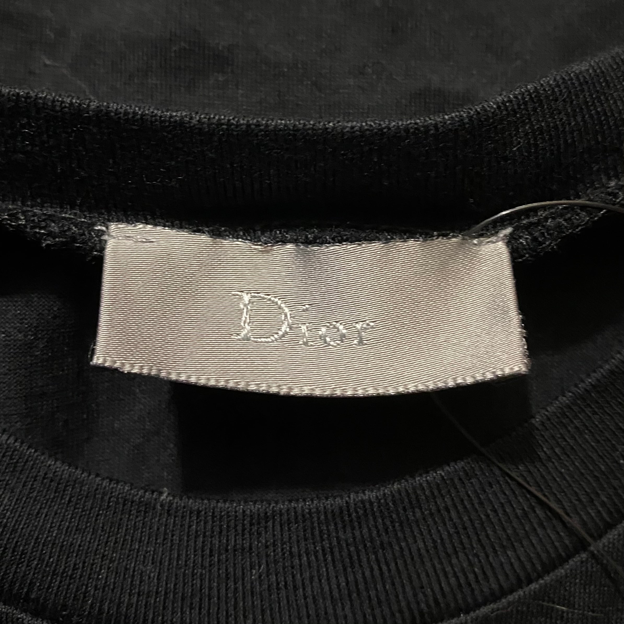 04SS DIOR HOMME leather switching tee “bee” | NOIR ONLINE