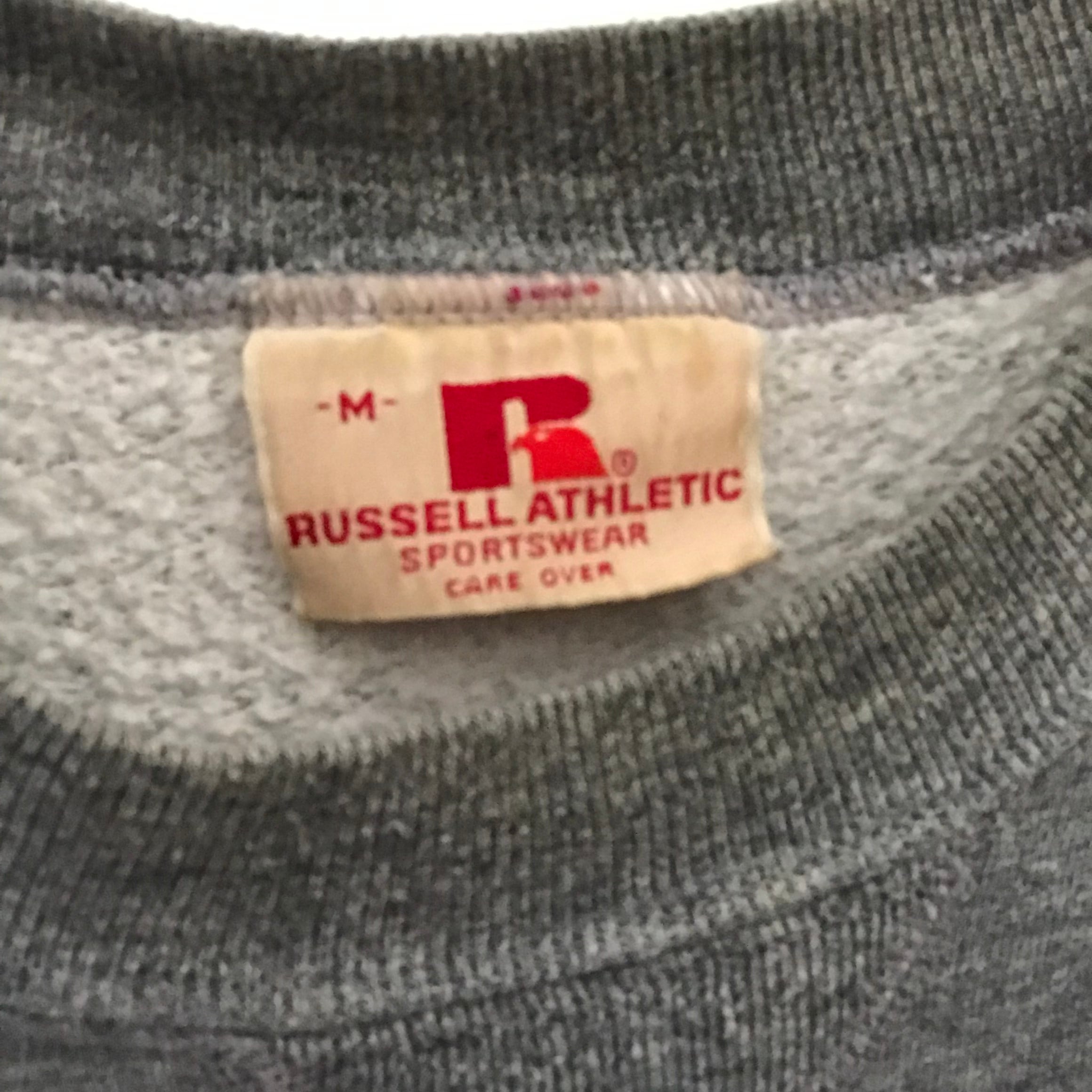 80年代 ラッセル Russell カレッジスウェット 赤タグ USA製 M | 古着屋