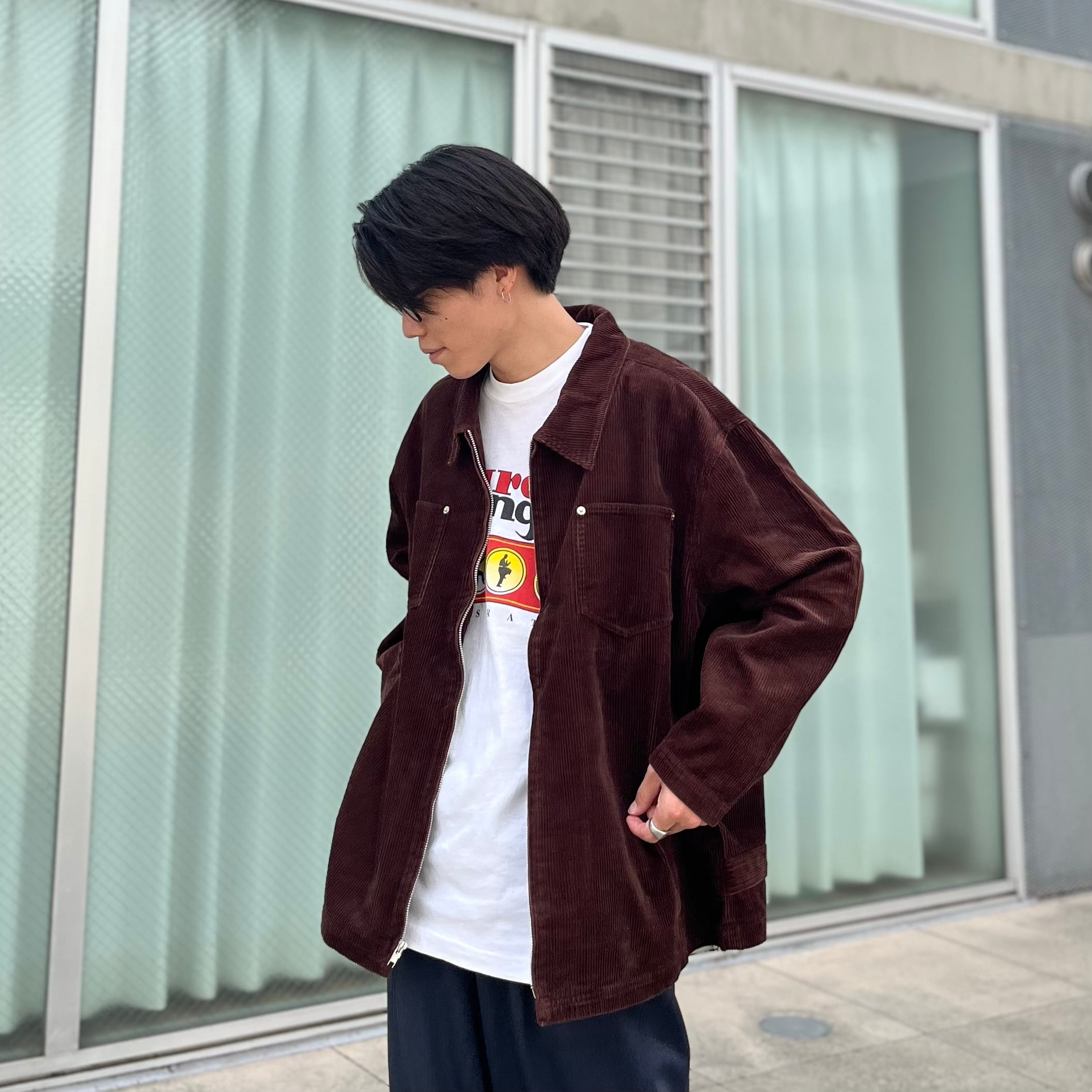 size : 2X Denim&Co. デニムアンドカンパニー コーデュロイシャツ