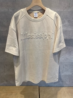 【ベージュ】スエードtee