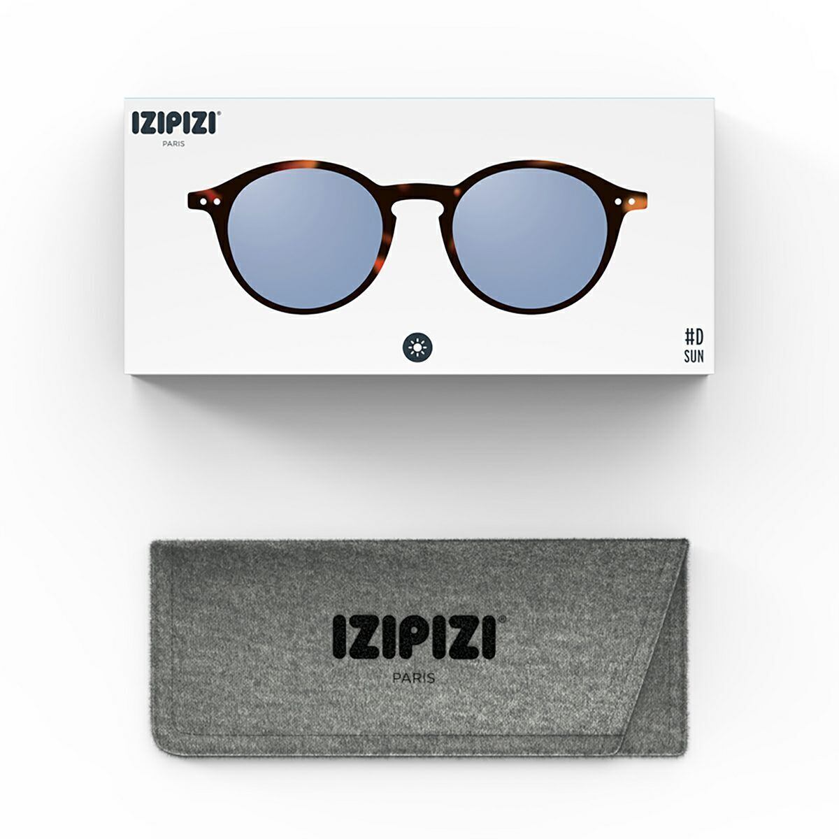 IZIPIZI イジピジ SUN LIGHTCOLOR #D べっ甲(ライトブルーレンズ)