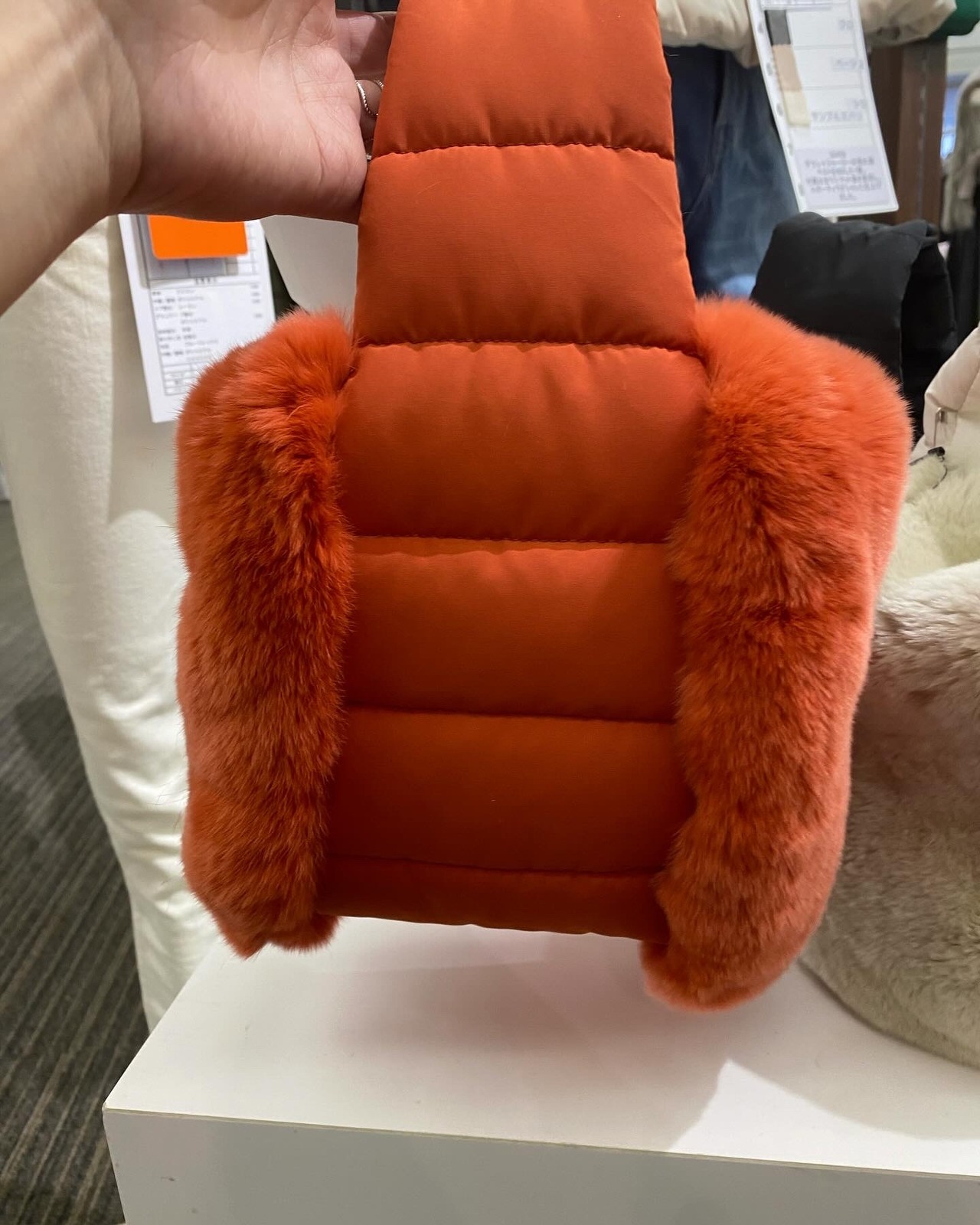 シスター　Sister オリジナル　ラビットファー×ダウンバッグ