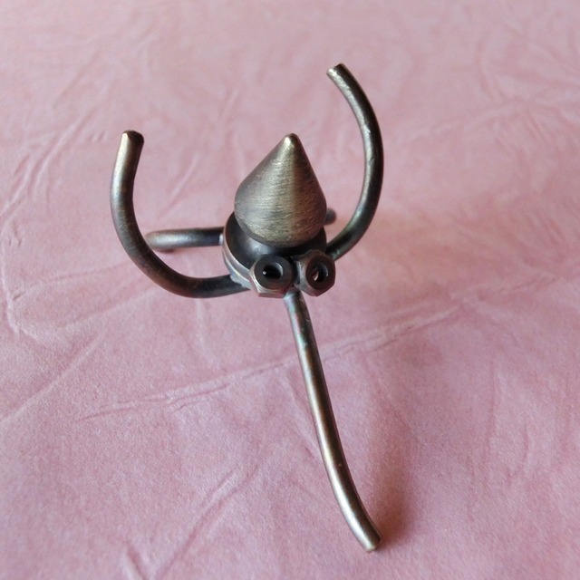 【蚊】a    　  オーナメント　真鍮　#1371