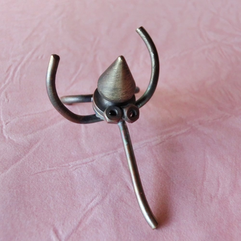 【蚊】a ~ オーナメント オブジェ 立体 アート インテリア小物 インテリア雑貨 置物 ルームアクセサリー ☆ 真鍮 #1371