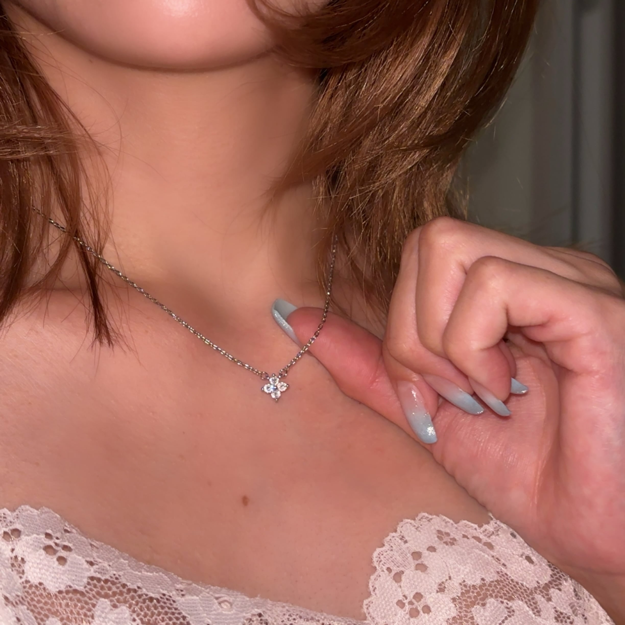 mini flower necklace | milcy（ミルシー） 大人フェミニン