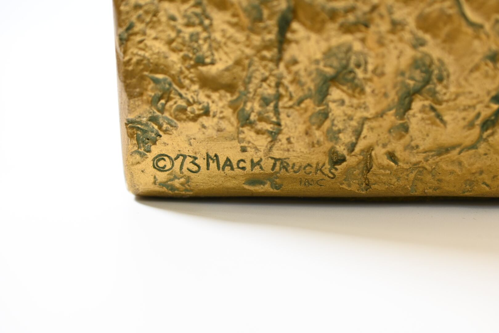 70's Vintage Mack Truck Bulldog Bookend #1 | Button Works Store